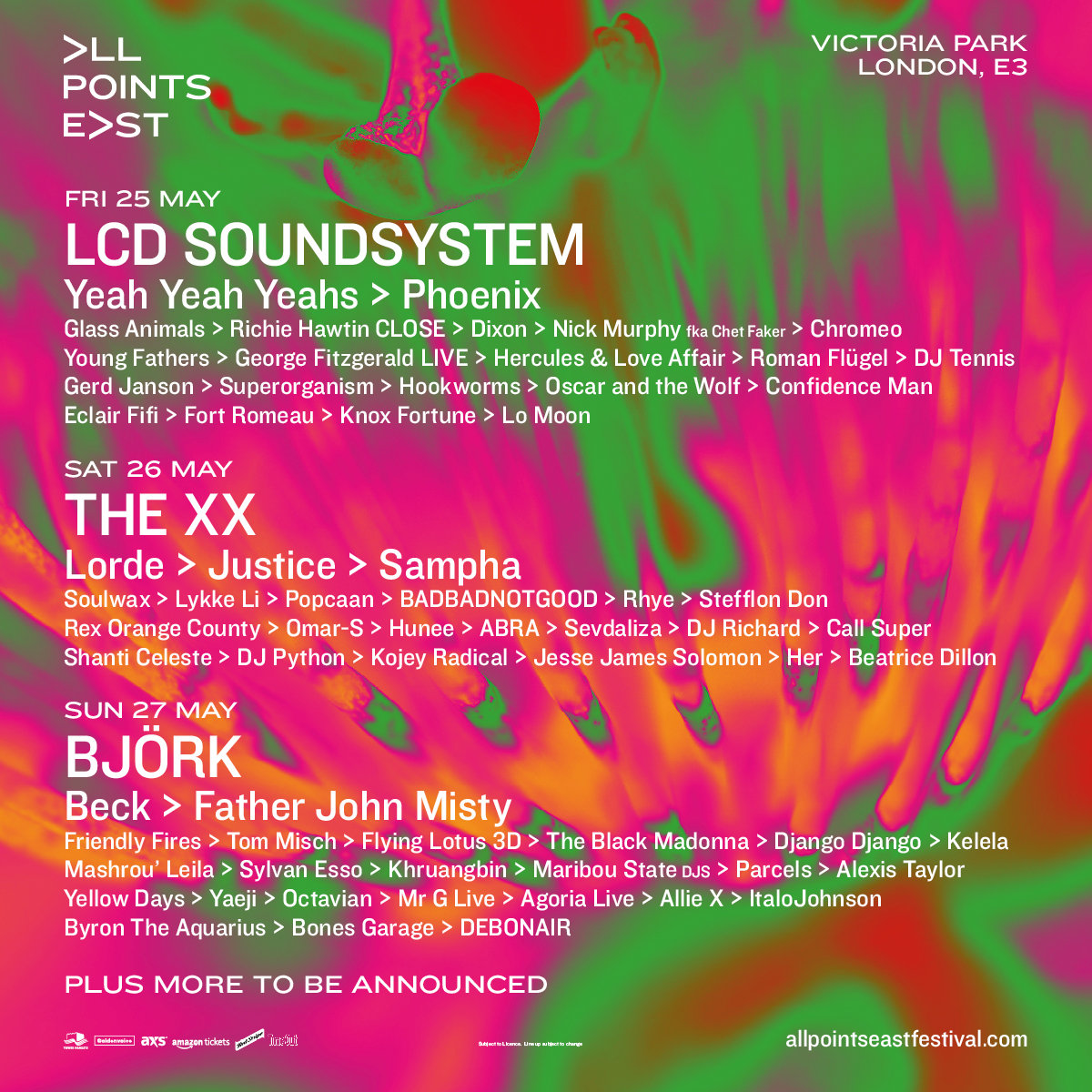 All Points East Festival news: Check out the full stage lineup for